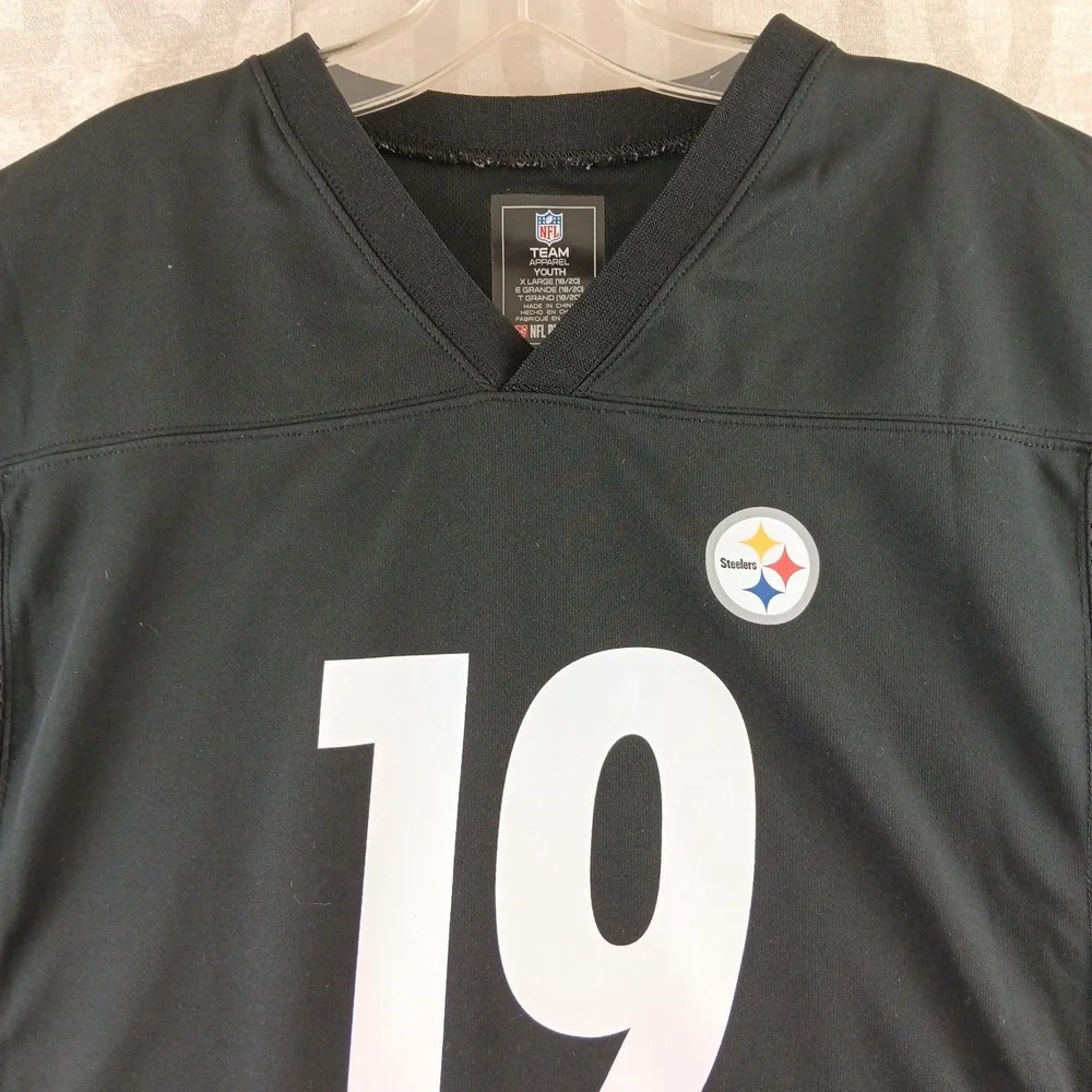 Juju‎ Smith Schuster Pittsburgh Steelers Jersey Youth Extra Large Black NFL